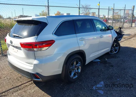 2017 Toyota Highlander Limited Platinum from USA, damaged, VIN 5TDDZRFH4HS482439